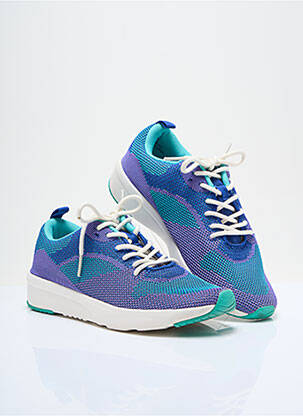 Baskets bout rond talon plat jusqu'à 3cm violet NEW LOOK femme