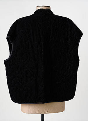 Gilet sans manche poches noir C'EST BEAU LA VIE femme