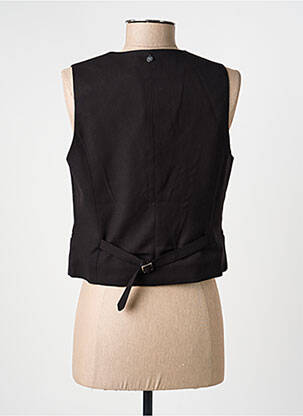 Gilet sans manche doublure noir JULIE GUERLANDE femme