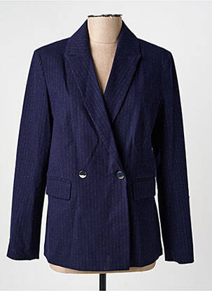 Blazer poches bleu JULIE GUERLANDE femme