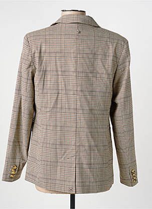 Blazer poignets boutonnés marron JULIE GUERLANDE femme