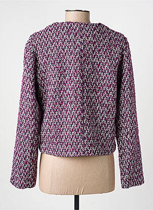 Veste chic poches violet C'EST BEAU LA VIE femme