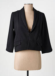 Blazer coupe cintrée noir JULIE GUERLANDE femme