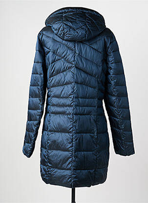 Doudoune poches a capuche bleu JULIE GUERLANDE femme