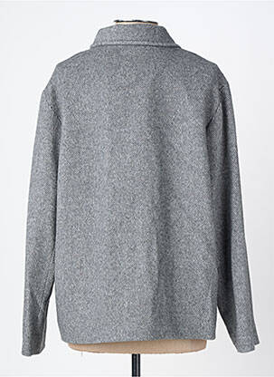 Manteau court poches sans capuche gris JULIE GUERLANDE femme