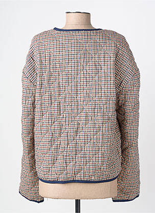 Veste casual col rond marron C'EST BEAU LA VIE femme