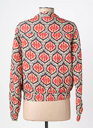 Veste casual col rond rouge C'EST BEAU LA VIE femme
