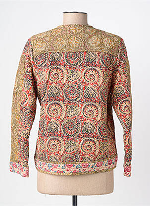 Veste casual col rond vert C'EST BEAU LA VIE femme