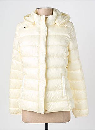 Doudoune manches longues a capuche beige JULIE GUERLANDE femme