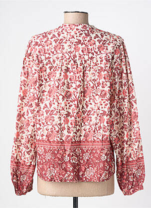 Chemisier imprimé fleurs manches longues rose JULIE GUERLANDE femme