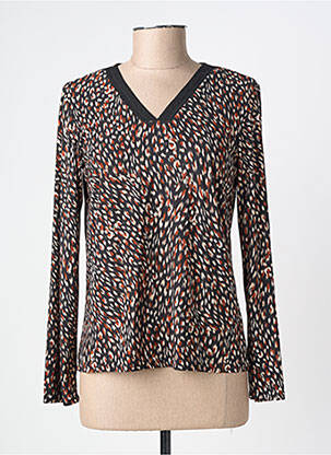 T-shirt manches longues manches longues noir JULIE GUERLANDE femme
