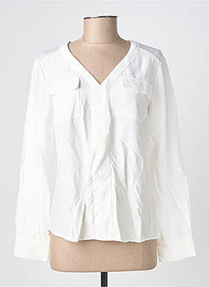 Blouse manches longues manches longues beige JULIE GUERLANDE femme