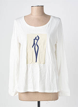 T-shirt manches longues manches longues beige JULIE GUERLANDE femme