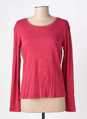 T-shirt manches longues manches longues rose C'EST BEAU LA VIE femme