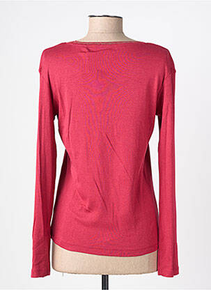 T-shirt manches longues manches longues rose C'EST BEAU LA VIE femme