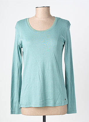 T-shirt manches longues manches longues vert C'EST BEAU LA VIE femme