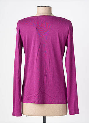 T-shirt manches longues manches longues violet C'EST BEAU LA VIE femme