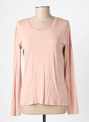 T-shirt manches longues manches longues rose clair C'EST BEAU LA VIE femme
