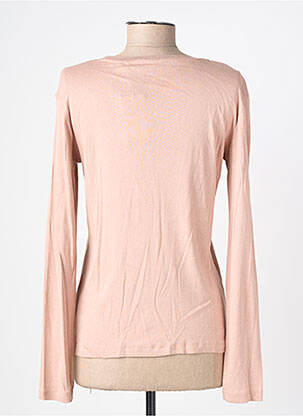 T-shirt manches longues manches longues rose clair C'EST BEAU LA VIE femme