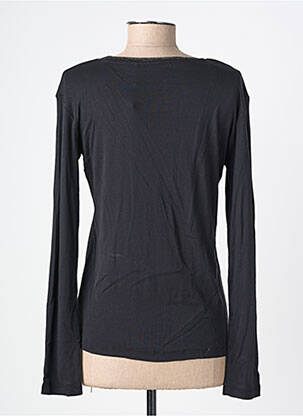T-shirt manches longues manches longues noir C'EST BEAU LA VIE femme