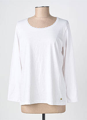 T-shirt manches longues manches longues blanc C'EST BEAU LA VIE femme