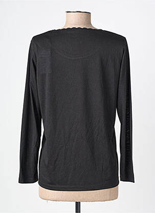 T-shirt manches longues manches longues noir C'EST BEAU LA VIE femme
