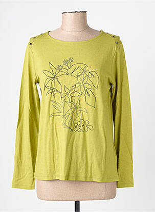 T-shirt manches longues manches longues vert JULIE GUERLANDE femme