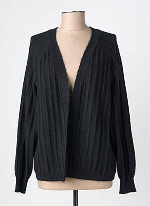 Gilet manches longues stretch noir C'EST BEAU LA VIE femme