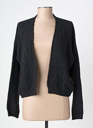 Gilet manches longues stretch noir JULIE GUERLANDE femme