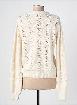 Gilet manches longues stretch beige JULIE GUERLANDE femme