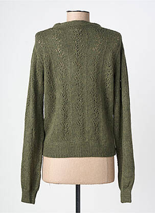 Gilet manches longues resserrée sur le bas vert JULIE GUERLANDE femme