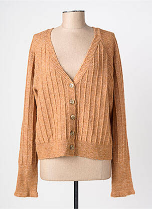 Gilet manches longues stretch beige C'EST BEAU LA VIE femme