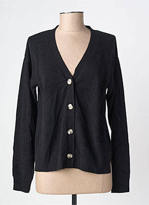 Gilet manches longues stretch noir JULIE GUERLANDE femme