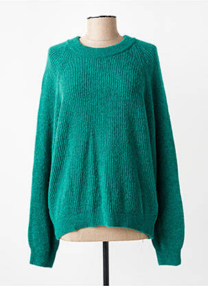 Pull stretch manches longues vert JULIE GUERLANDE femme