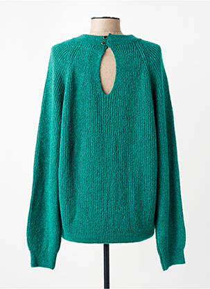 Pull stretch manches longues vert JULIE GUERLANDE femme