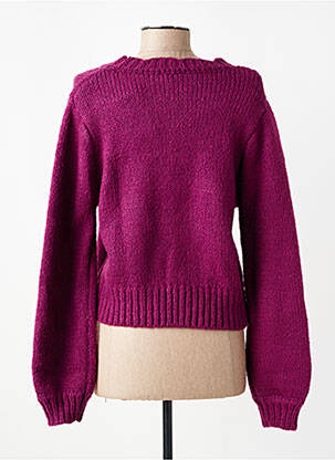 Pull stretch manches longues rose C'EST BEAU LA VIE femme
