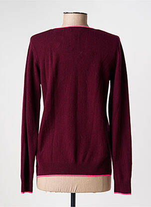 Pull coupe cintrée manches longues violet JULIE GUERLANDE femme