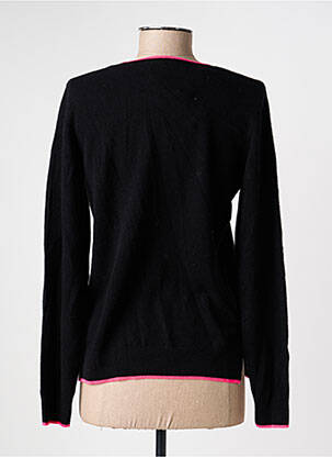 Pull coupe cintrée manches longues noir JULIE GUERLANDE femme