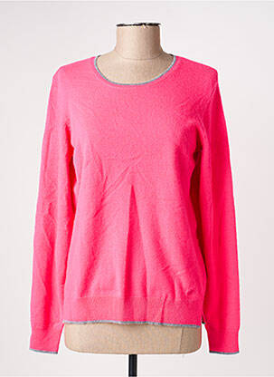 Pull coupe cintrée manches longues rose JULIE GUERLANDE femme