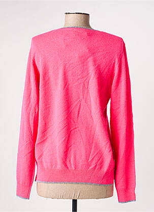 Pull coupe cintrée manches longues rose JULIE GUERLANDE femme