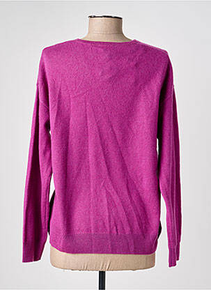 Pull coupe cintrée manches longues violet JULIE GUERLANDE femme