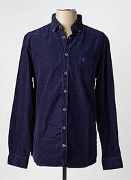 Chemise manches longues poches bleu CAMBRIDGE homme