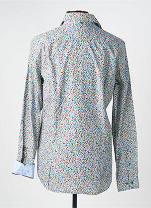 Chemise manches longues imprimé fleurs bleu CAMBRIDGE homme