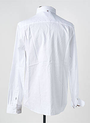 Chemise manches longues coupe droite blanc CAMBRIDGE homme