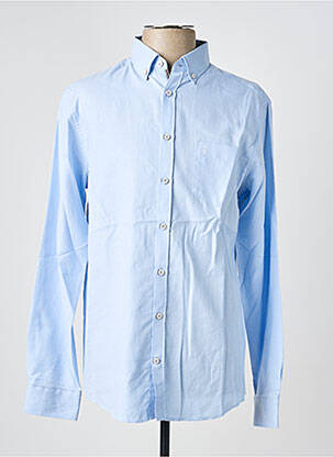 Chemise manches longues imprimé fantaisie bleu CAMBRIDGE homme