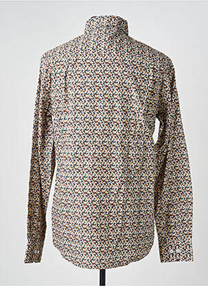 Chemise manches longues imprimé fleurs jaune CAMBRIDGE homme
