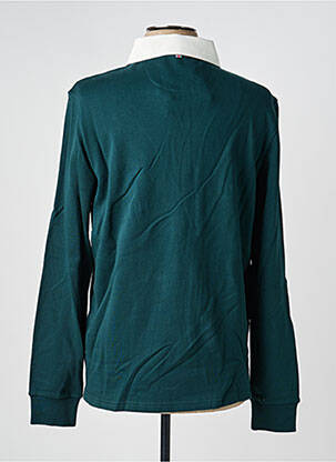 Polo manches longues manches longues vert CAMBRIDGE homme