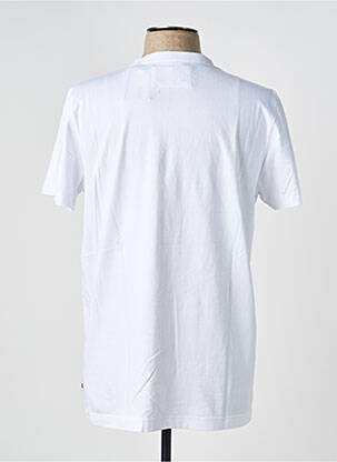 T-shirt coupe cintrée manches courtes blanc CAMBRIDGE homme
