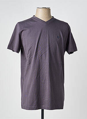 T-shirt coupe cintrée manches courtes gris CAMBRIDGE homme