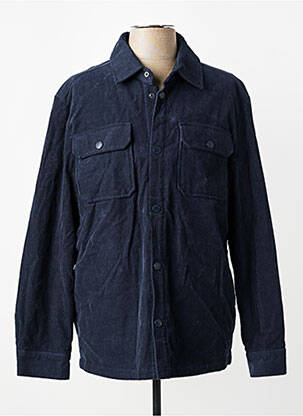Veste casual finition intérieure doublée bleu CAMBRIDGE homme